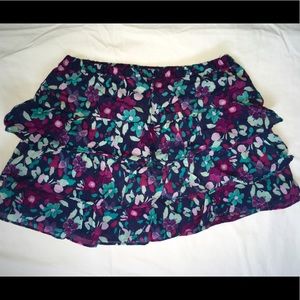 Aeropostale Floral Mini Skirt